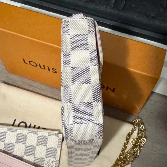 Louis Vuitton Pochette Felicie Damier Azur - Picture 3 of 7
